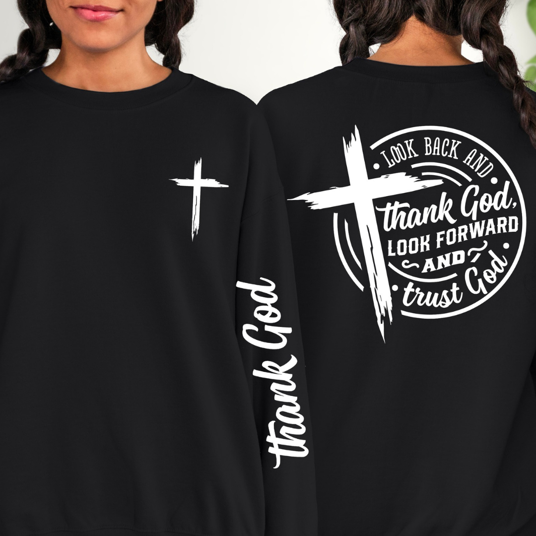 Look Back and Thank Good Long Sleeve Tee