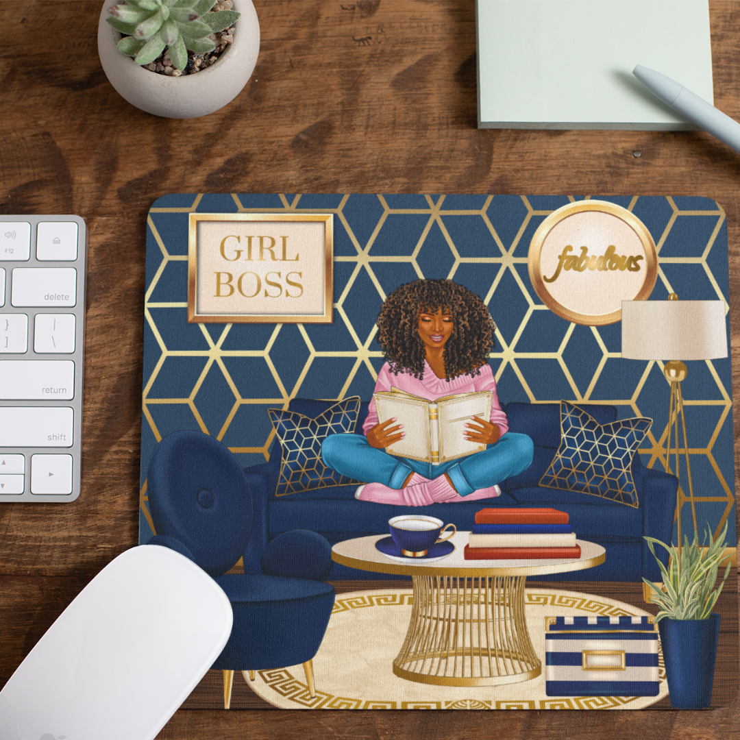 Girl Boss Computer Mouse Pads