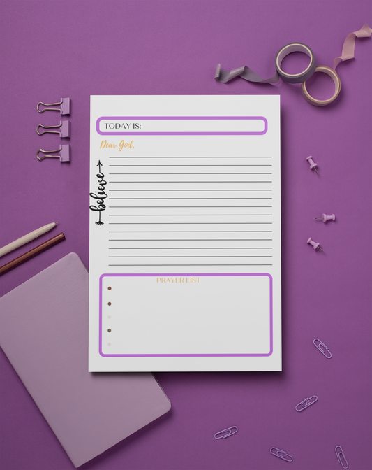 Prayer List Notepad