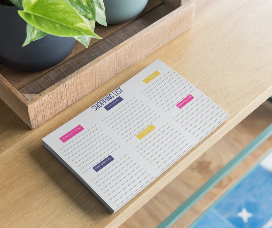 Shopping List Notepad
