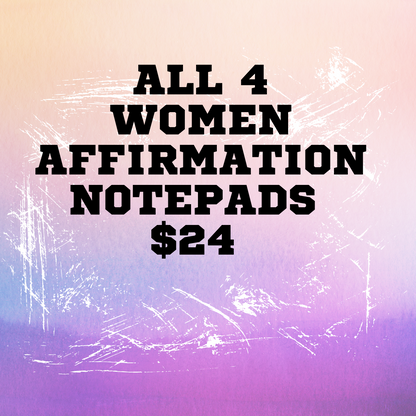 "Woman Affirmation" Notepad